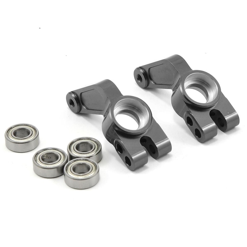 STRC ST3652GM Oversized Rear Hub Carriers Stampede/Rustler/Bandit/Slash (Gun Metal)