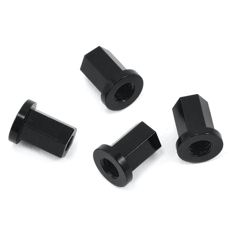 STRC ST3654-17DBK Wraith Aluminum Internal Locknut (4) (Black)
