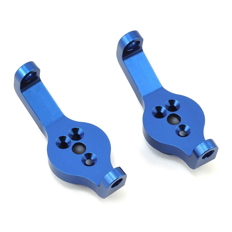 STRC ST8232B Aluminum TRX-4 Front Axle Caster Block Set (Blue)