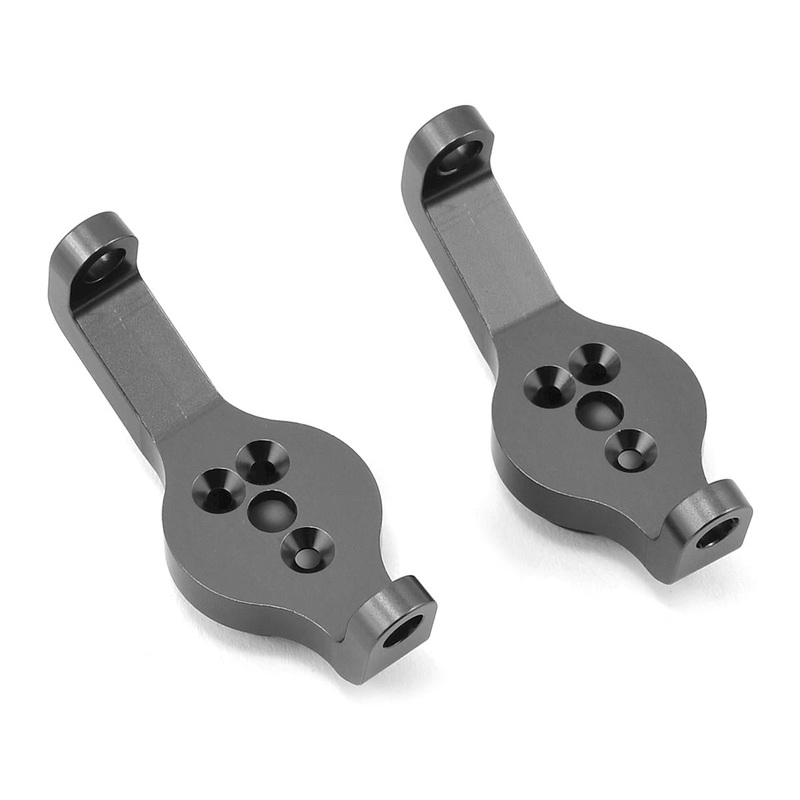 STRC ST8232GM Aluminum TRX-4 Front Axle Caster Block Set (Gun Metal)