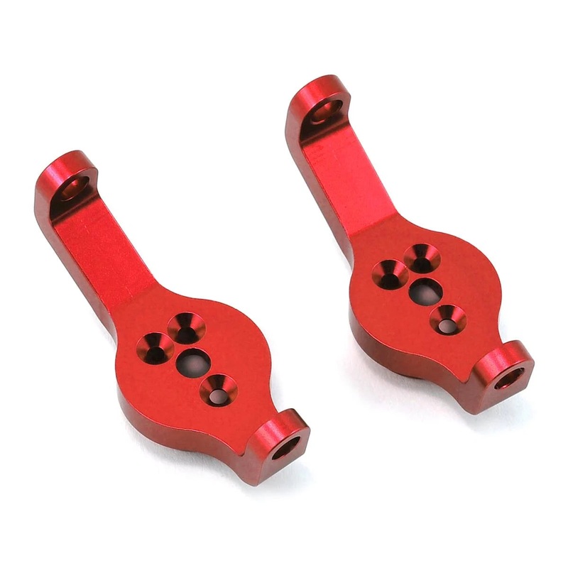 STRC ST8232R ST Racing Concepts Aluminum TRX-4 Front Axle Caster Block Set (Red)