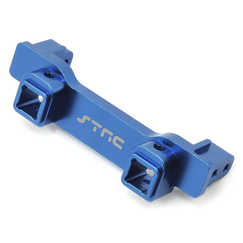 STRC ST8237FB Aluminum TRX-4 Heavy Duty Front Bumper Mount (Blue)