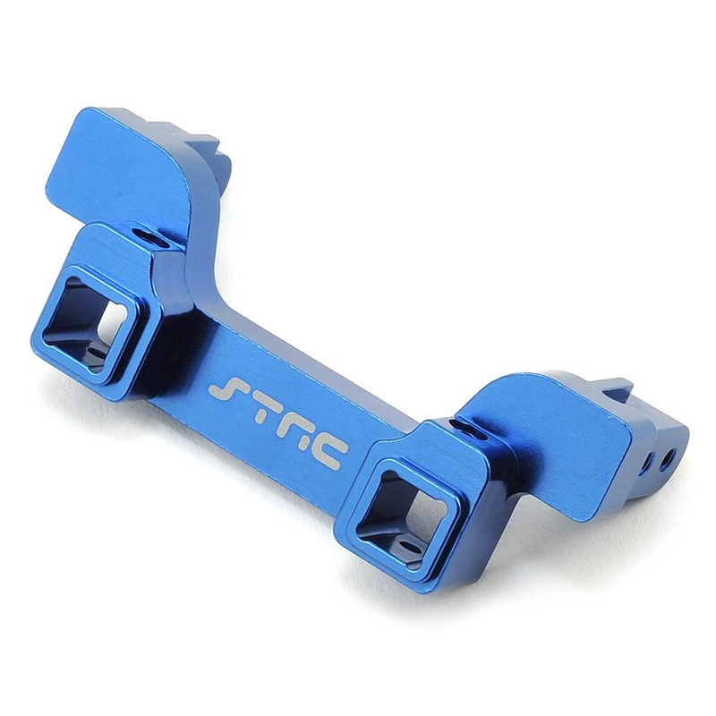STRC ST8237RB Aluminum TRX-4 Heavy Duty Rear Bumper Mount (Blue)