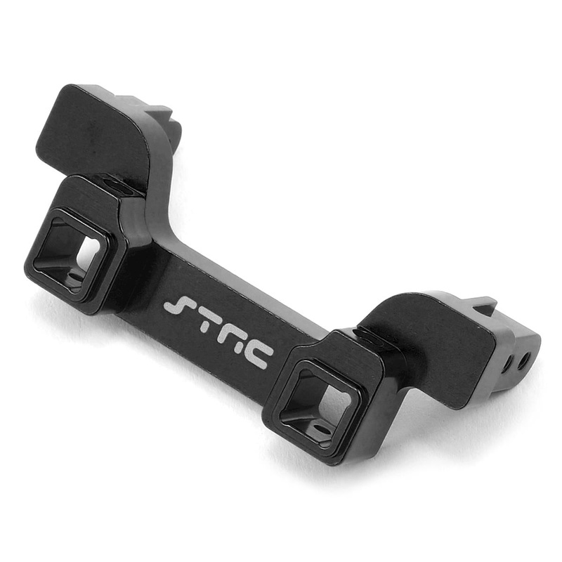STRC ST8237RBK Aluminum TRX-4 Heavy Duty Rear Bumper Mount (Black)