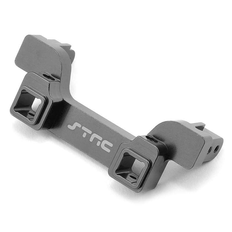 STRC ST8237RGM Aluminum TRX-4 Heavy Duty Rear Bumper Mount (Gun Metal)