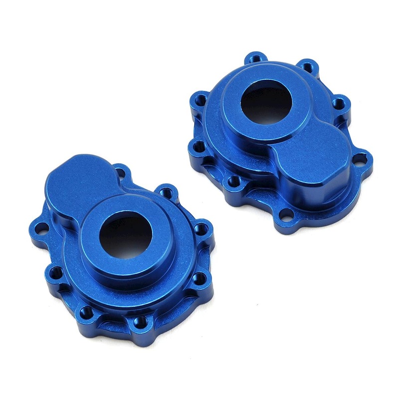 STRC ST8251B ST Racing Concepts Traxxas TRX-4 Aluminum Portal Drive Outer Housing (2) (Blue)