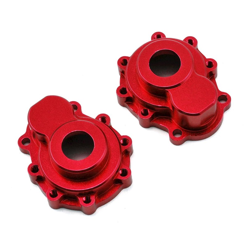 STRC ST8251R ST Racing Concepts Traxxas TRX-4 Aluminum Portal Drive Outer Housing (2) (Red)