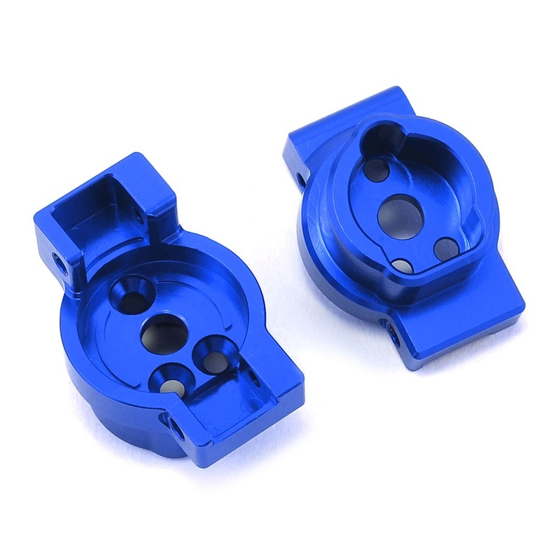 STRC ST8256B ST Racing Concepts Traxxas TRX-4 Aluminum Rear Portal Drive Mount (2) (Blue)