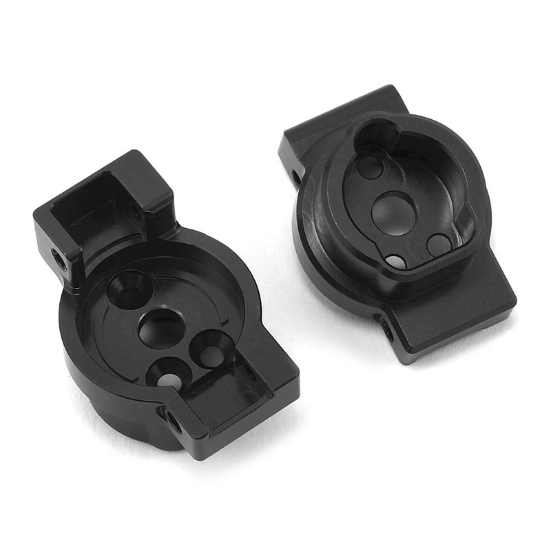 STRC ST8256BR ST Racing Concepts Traxxas TRX-4 Brass Rear Axle Portal Mounts (Black) (2)