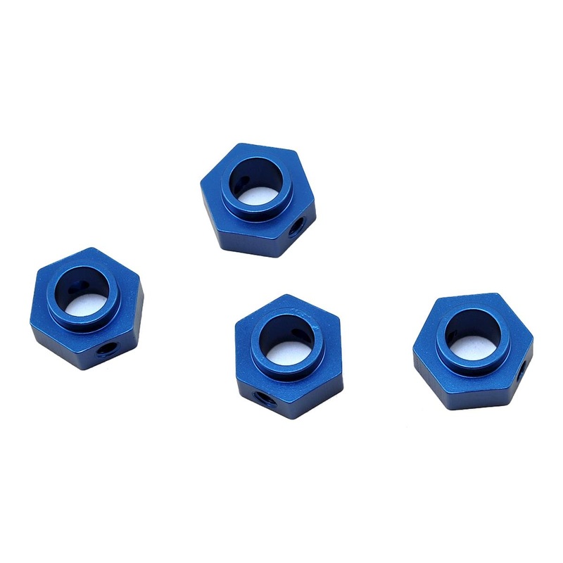STRC ST8256S ST Racing Concepts Traxxas TRX-4 Aluminum Wheel Hex Adapters (4) (Blue)