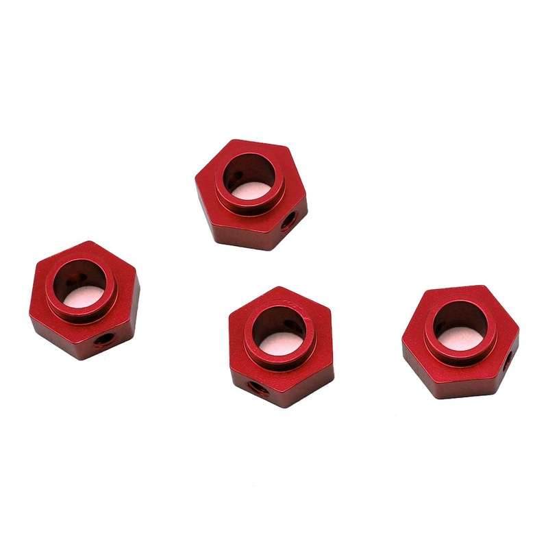 STRC ST8269R ST Racing Concepts Traxxas TRX-4 Aluminum Wheel Hex Adapters (4) (Red)