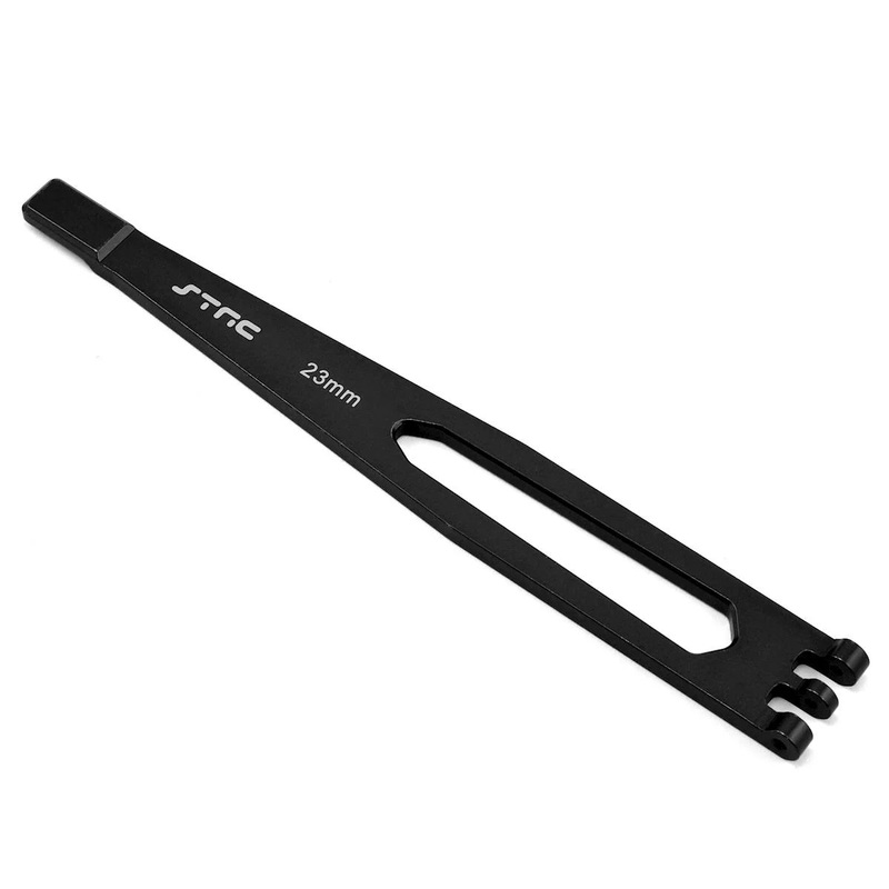 STRC ST8327BK Aluminum TRX-4 Battery Hold Down Plate (Black) TRX4