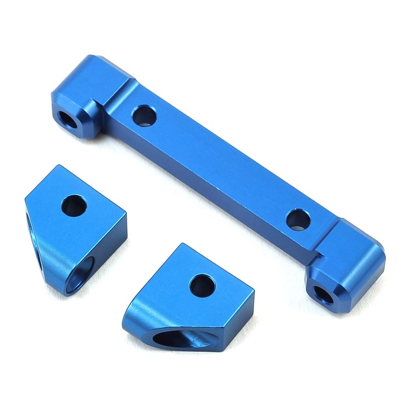 STRC ST8334FB Traxxas 4-tec 4Tec 2.0 Aluminum Front Hinge Pin Blocks (Blue)