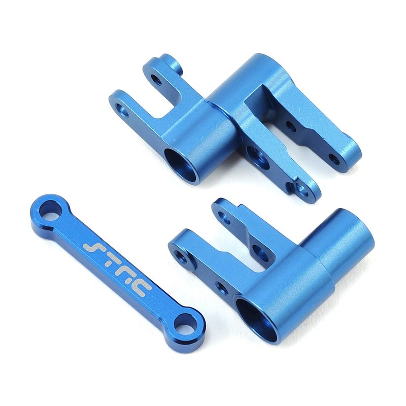 STRC ST8343B ST Racing Concepts Traxxas 4Tec 2.0 Aluminum Steering Bellcrank (Blue)