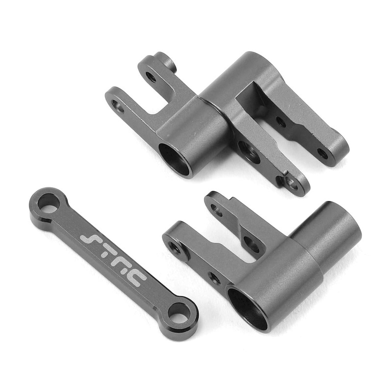 STRC ST8343GM ST Racing Concepts Traxxas 4Tec 2.0 Aluminum Steering Bellcrank (Gun Metal)