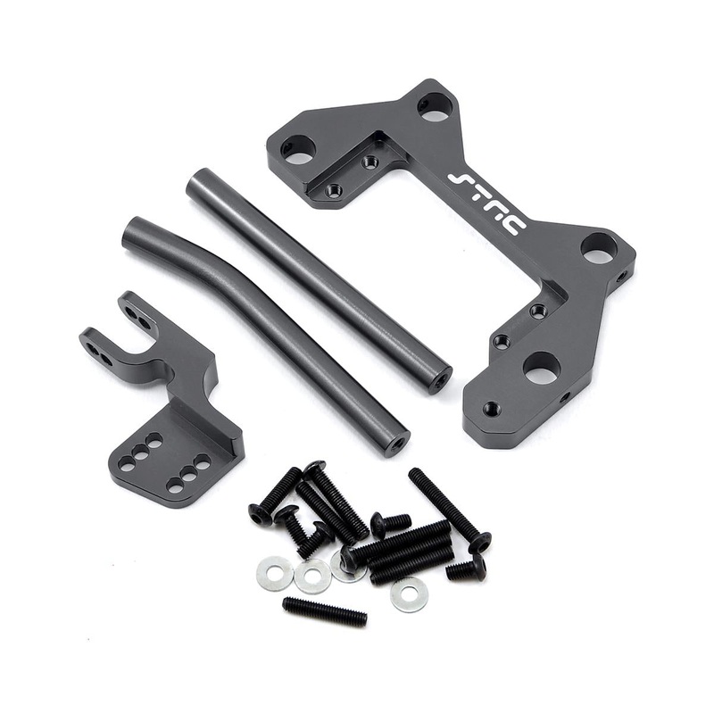 STRC STA30515S ST Racing Concepts Wraith Aluminum Off Axle Servo Mount & Panhard Kit (Gun Metal)