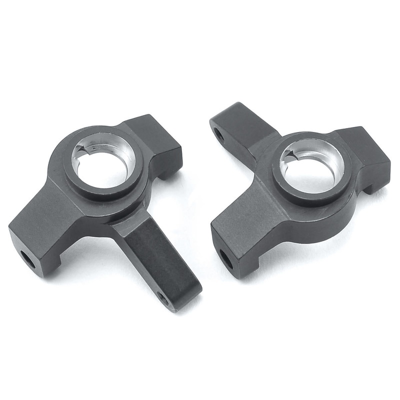 STRC STA31381GM SCX10 II Aluminum Steering Knuckles (Gun Metal)