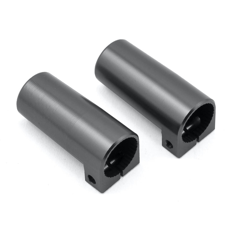 STRC STA31383GM ST Racing Concepts SCX10 II Aluminum Rear Lock Outs (2) (Gun Metal)