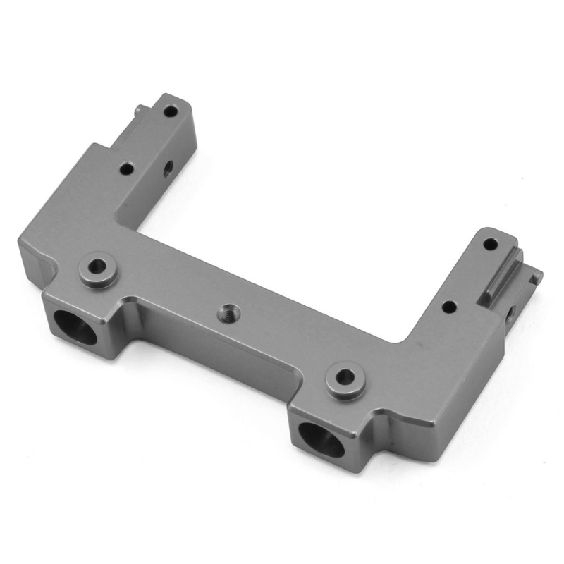 STRC STA31393BK ST Racing Concepts SCX10 II Aluminum Rear Bumper Mount/Chassis Brace (Gun Metal)