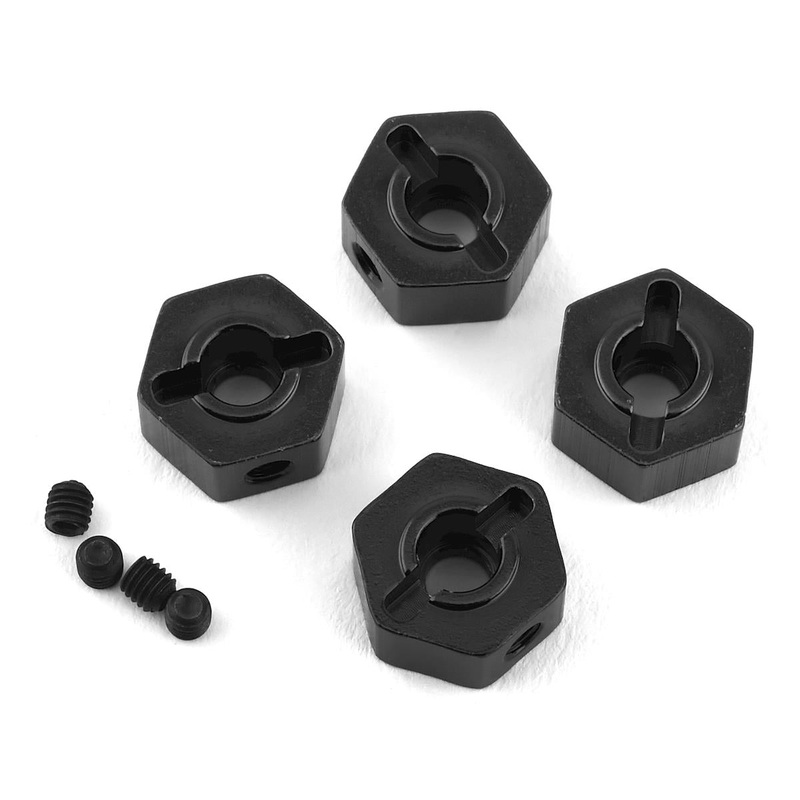 STRC STC42069BR Enduro Brass Hex Adapters (4) (Black)