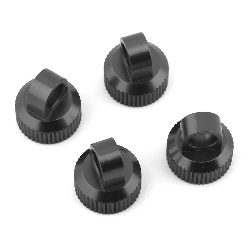 STRC STC42080GM ST Racing Concepts Enduro Aluminum Upper Shock Caps (Gun Metal) (4)