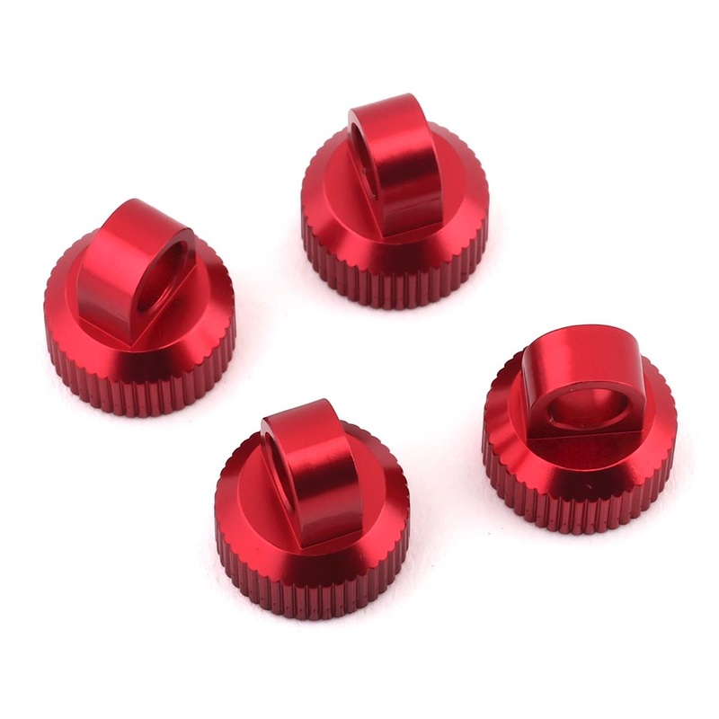 STRC STC42080R ST Racing Concepts Enduro Aluminum Upper Shock Caps (Red) (4)