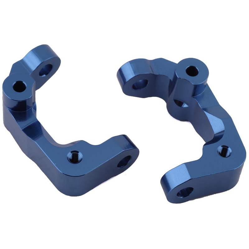 STRC STC91417CB ST Racing Concepts DR10 Aluminum Caster Blocks (Blue) (2)