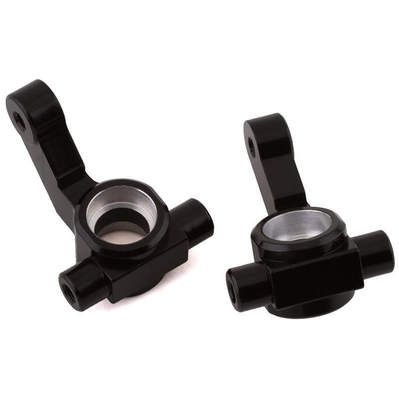 STRC STC91417KBK ST Racing Concepts DR10 Aluminum Steering Knuckles (Black) (2)