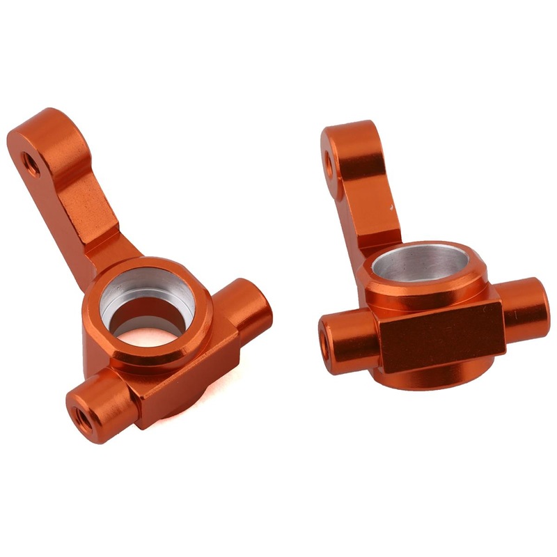 STRC STC91417KO DR10 Aluminum Steering Knuckles (Orange) (2)