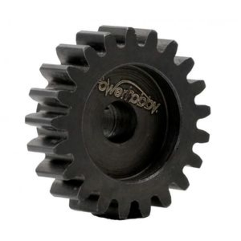 POWER HOBBY PH21TM8 Hardened Steel 21T Mod1 8mm Pinion Gear with 2 Grub Screws