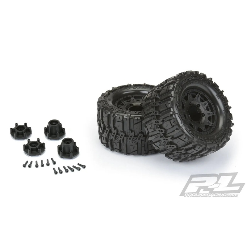 PROLINE 10168-10 Trencher HP 2.8 BELTED Tires Mounted Raid 6x30 Wheels Front / Rear