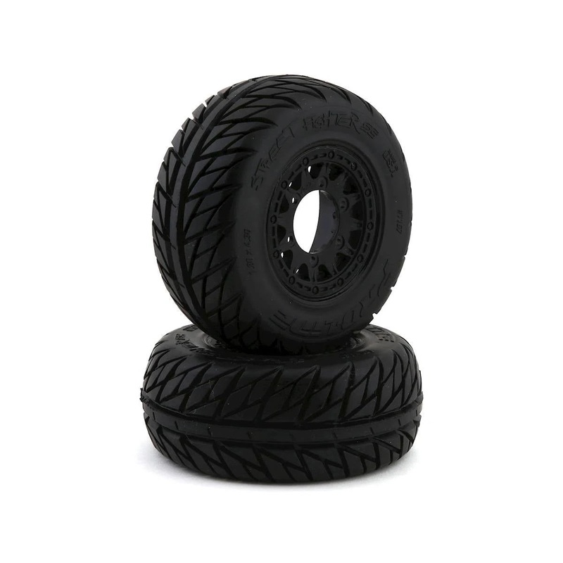PROLINE 1167-10 Street Fighter SC 2.2 / 3.0 Tires w/ Raid Wheels Black (2) M2 w/12mm Removable Hex