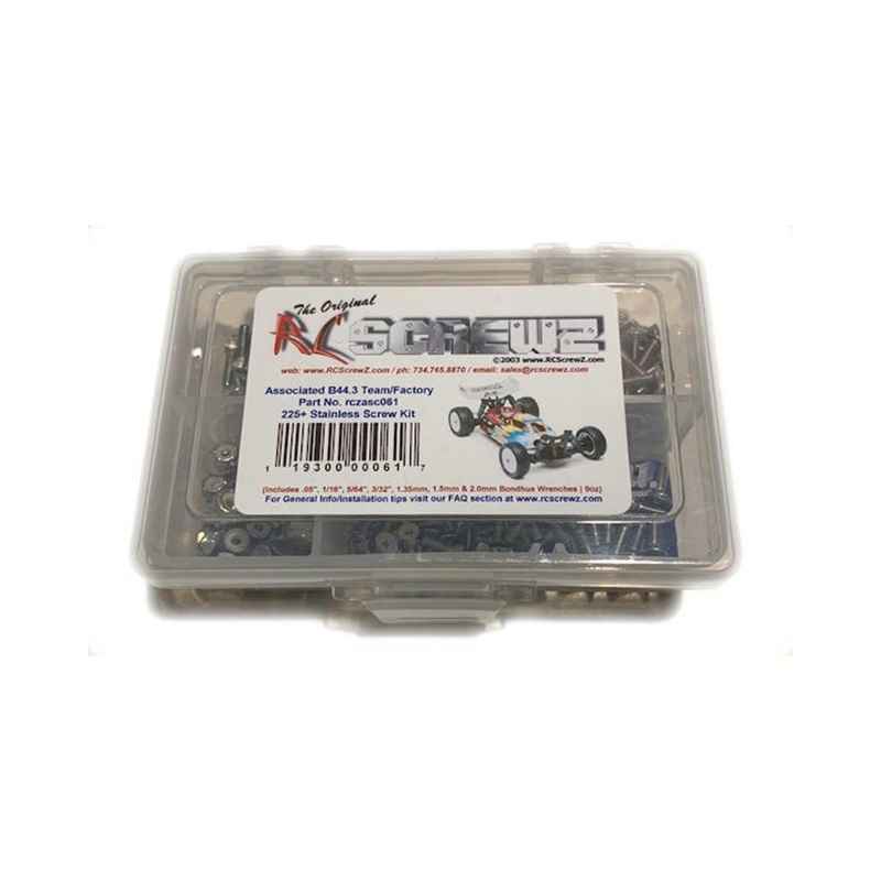 RC SCREWZ RCZASS061 Factory Stainless Steel Screw Kit ASC B44.3