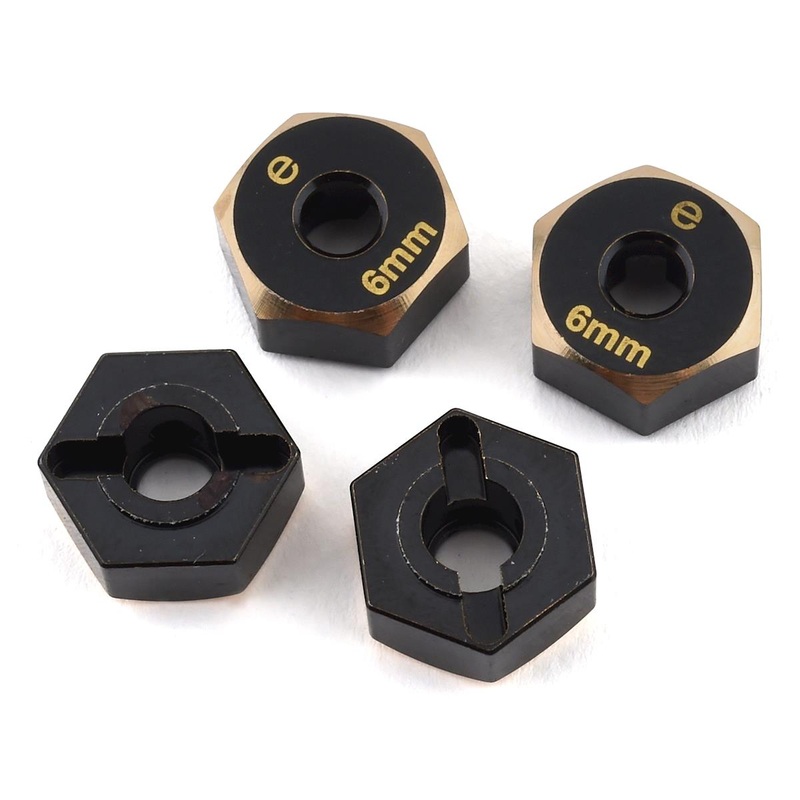 SAMIX END-4063-6 Element Enduro Brass Hex Adapter Black (4) 6mm