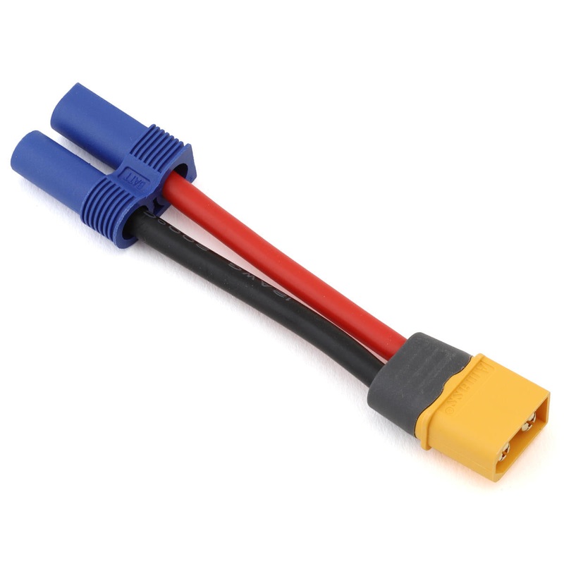 SAMIX SAMXT60HMEC5F-50 XT60 Male to EC5 Female Connector Adaptor (12AWG) (50mm)