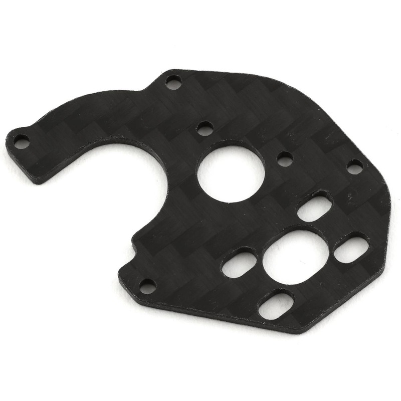 SAMIX SCX24-1037  SCX24 Carbon Fiber 050 Motor Plate (Black)