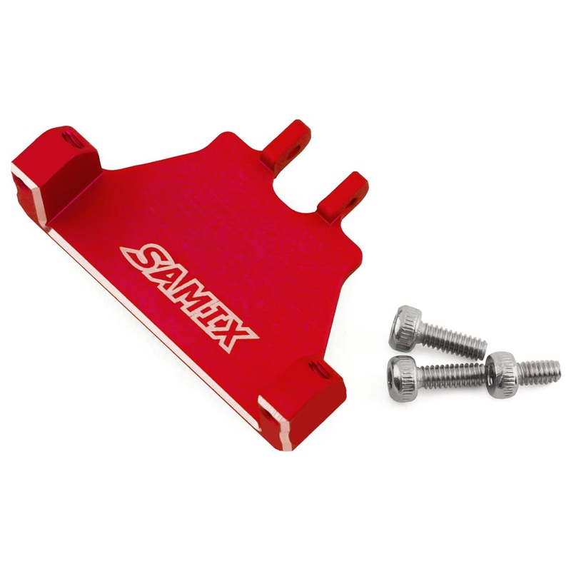 SAMIX SCX24-6068E-RD SCX24 Aluminum Servo Mount (Red) (EcoPower/Emax)