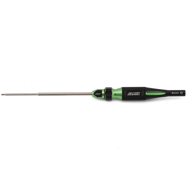 SAMIX SCX24-SD050-GN 2-in-1 Hex Wrench/Nut Driver (GREEN) (.050" Hex/4mm Nut) (Copy)