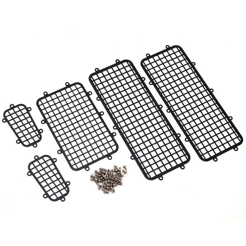 YEAH RACING TRX4-024BK Traxxas TRX-4 Windows Guard Set (Black)