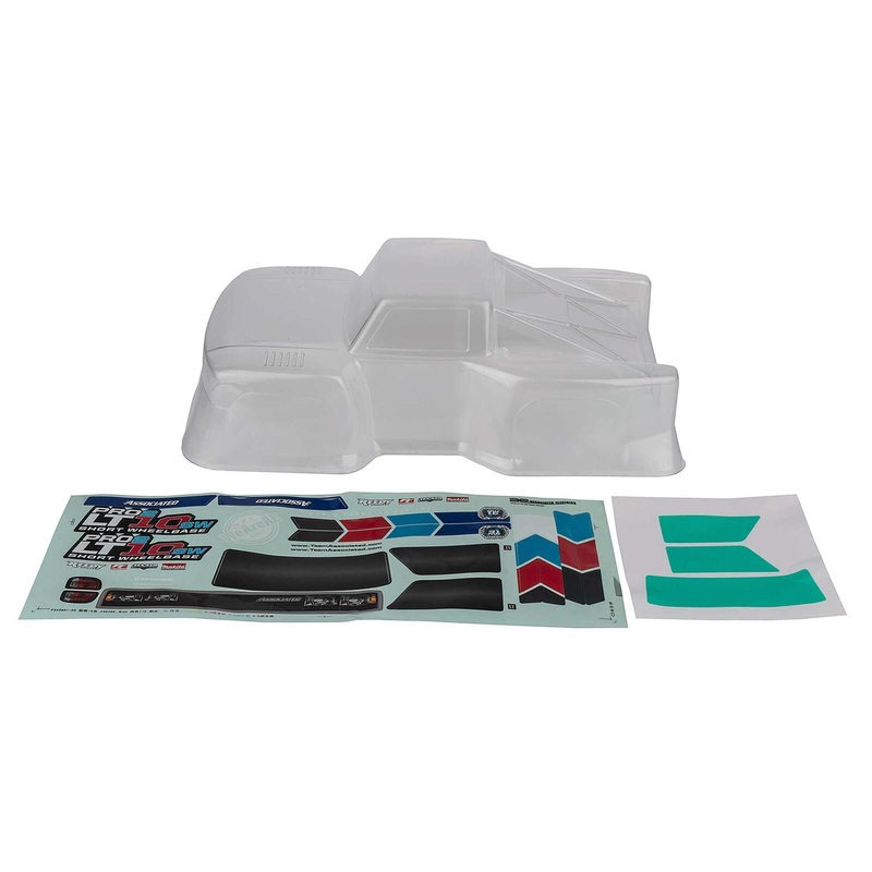 ASSOCIATED 72118 Pro2 LT10SW Truck Body, Clear
