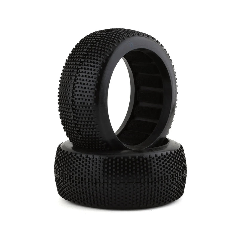 RAW SPEED 180109MB SuperMini 1/8 Off-Road Buggy Tires (2) (Medium)