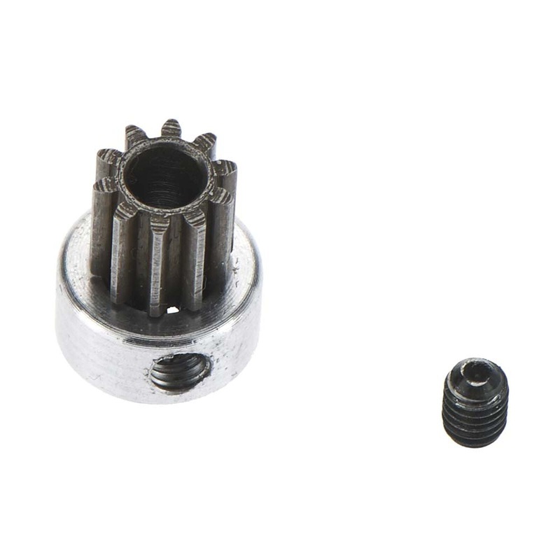 ROBINSON RACING 1410 X-Hard Wide 48p Motorgear 10T w Collar 1/8 Bore 3MM Screw