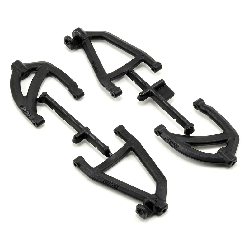 RPM 80672 *DISC* Black Rear A-Arms 1/16 Scale