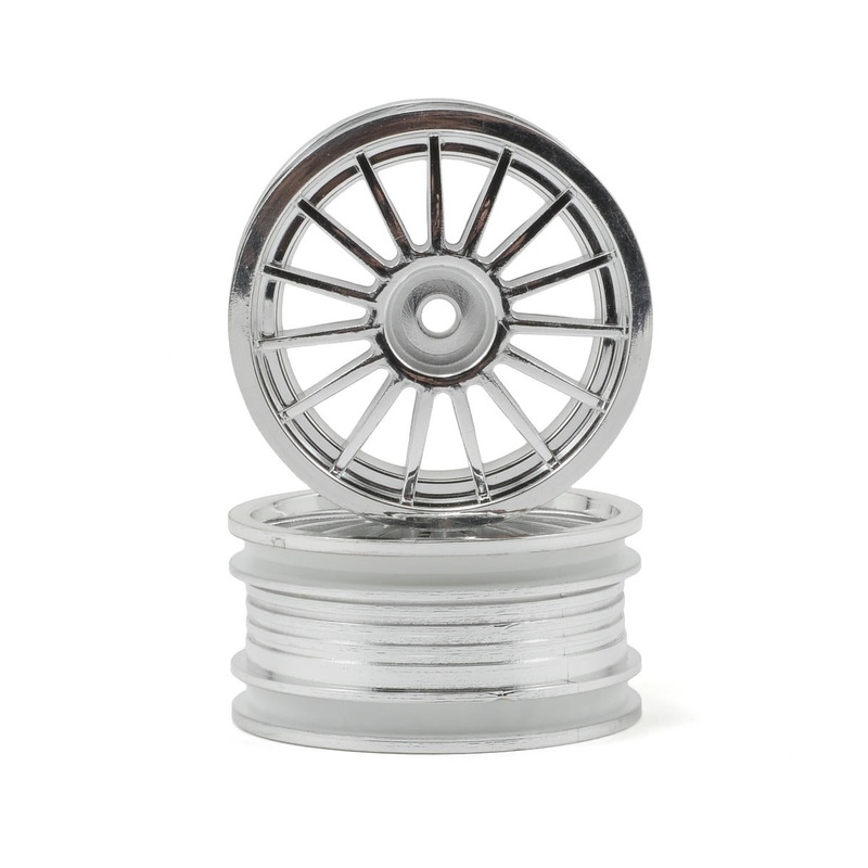 RPM 80843 Invader Chrome Sedan Wheels HPI Tamiya Kyosho Yokomo *DISC*