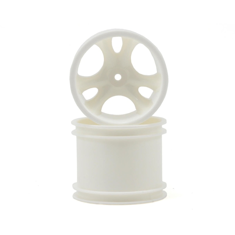 RPM 81521  *DISC* Clawz White Rear Wheels Associated Trucks 1/4 Axles