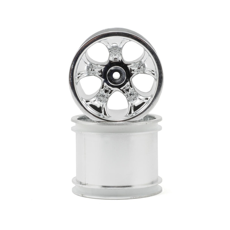 RPM 82093 Bully 2.2 Truck Wheels Associated Rear Chrome 3/16 Axles