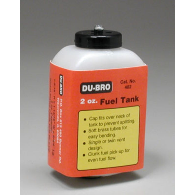 DUBRO 402 S2 Square Fuel Tank 2 oz