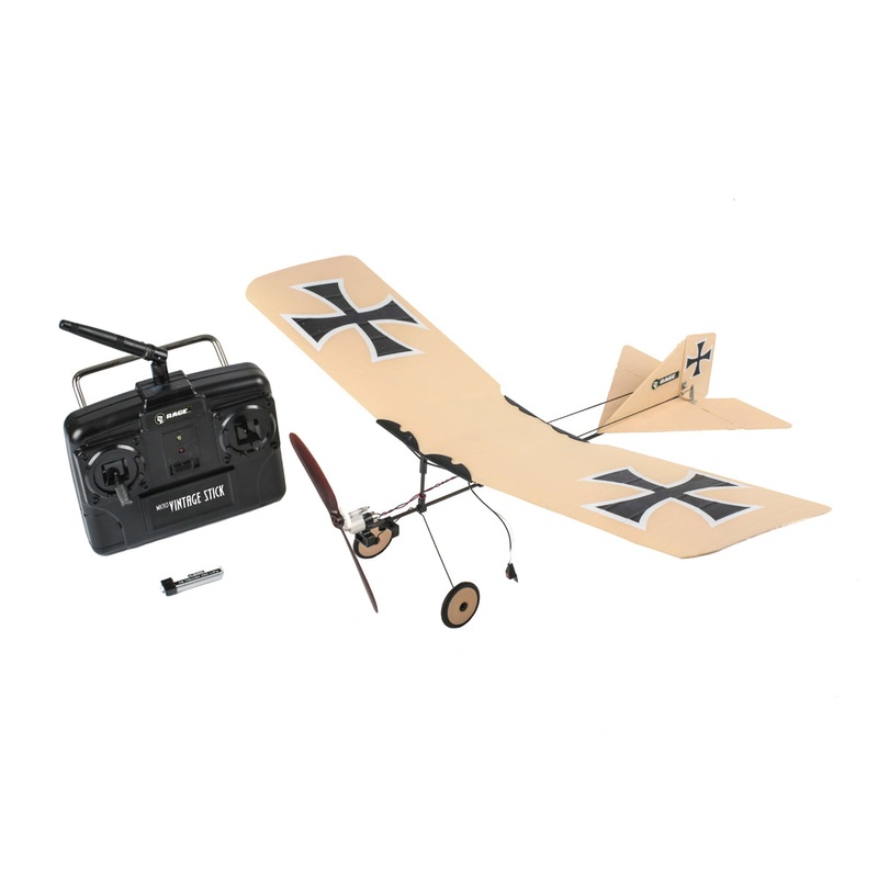 RAGE RC RGRA1111 Vintage Stick Micro RTF Airplane