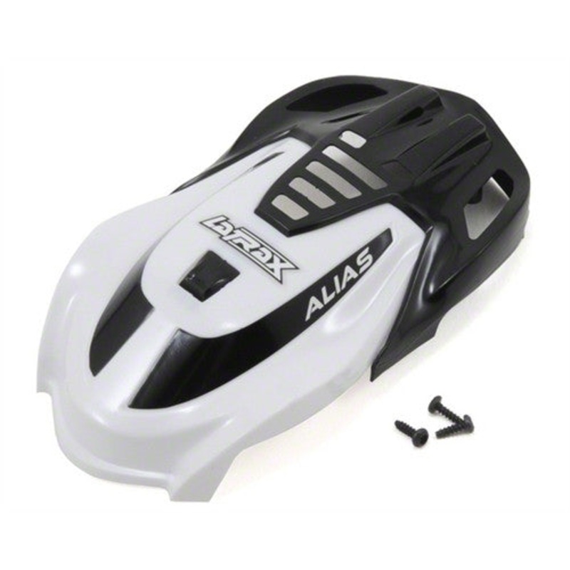 TRAXXAS LATRAX 6615 Canopy White/1.6x5mm Screws Alias