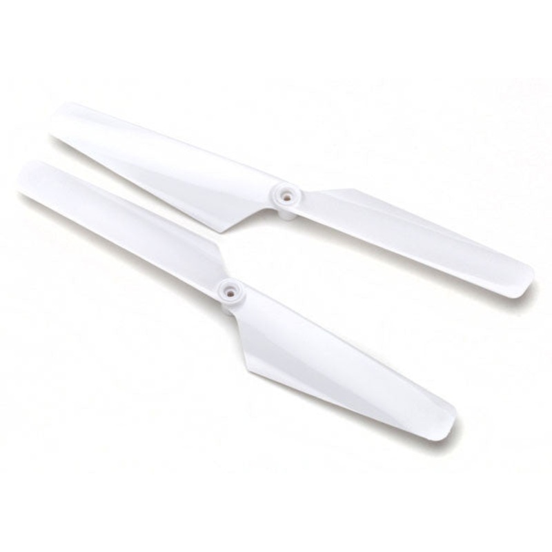 TRAXXAS LATRAX 6627 Rotor blade set, white (2)/ 1.6x5mm BCS (2)